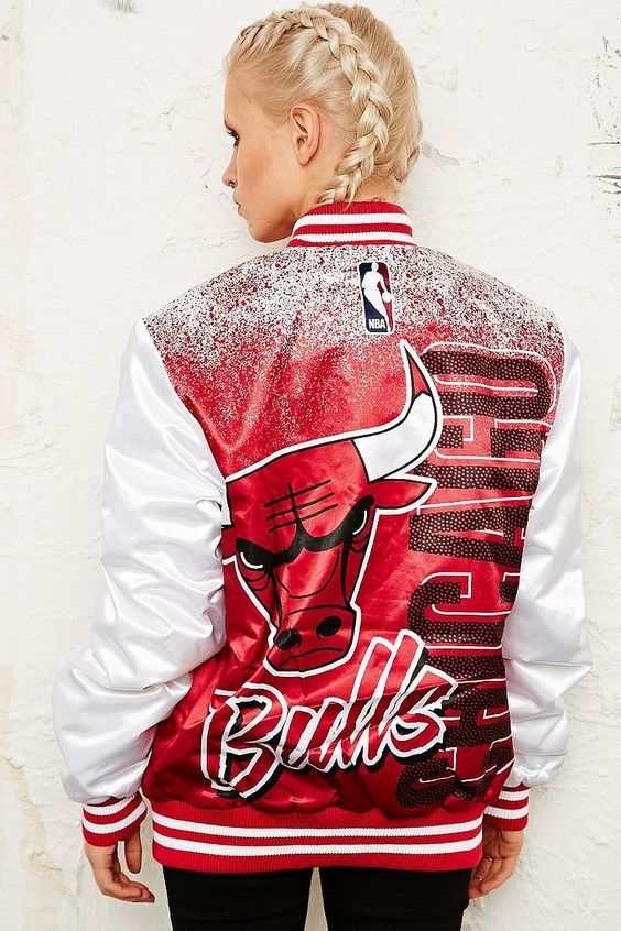 How To Style The Black And Red Chicago Bulls Letterman Jacket