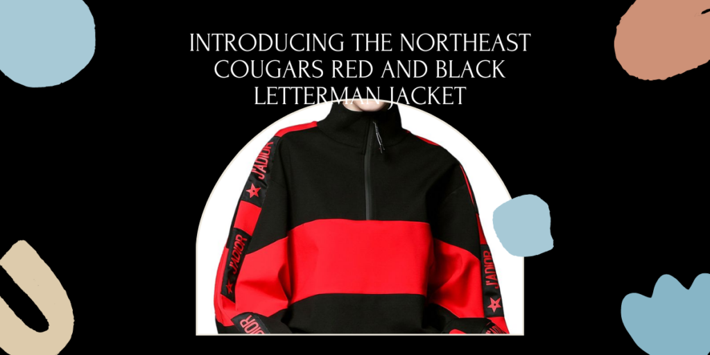 Introducing The Northeast Cougars Red And Black Letterman Jacket