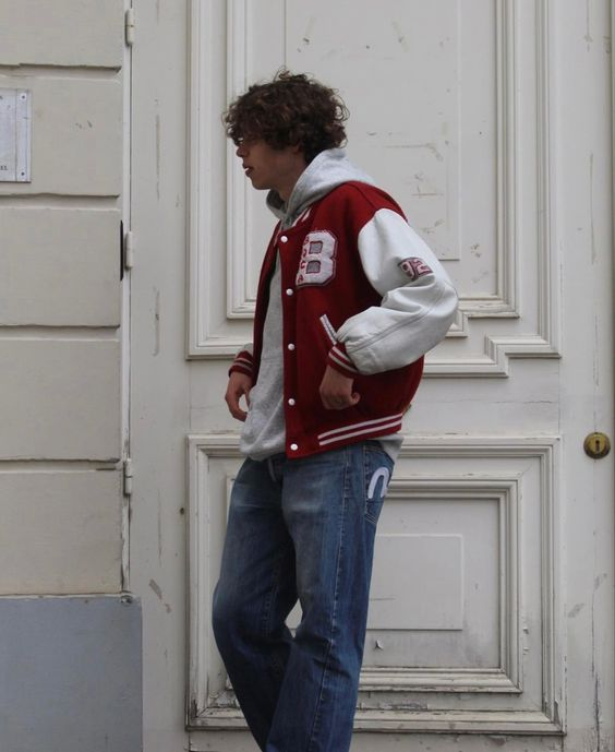 Styling Your White And Red Letterman Jacket